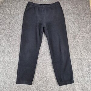 Polartec Fleece Pants Mens Large Black‎ Elastic Waist Outdoor Joggers